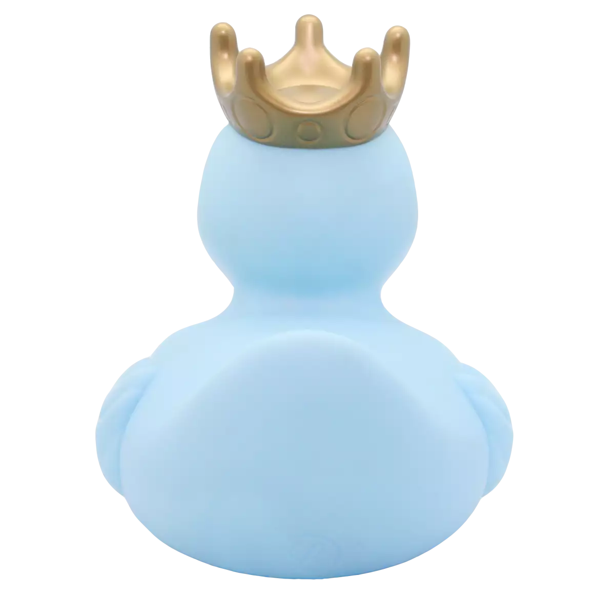 XL Blue Duck With Crown