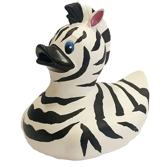 Wild Republic Zebra Rubber Duck