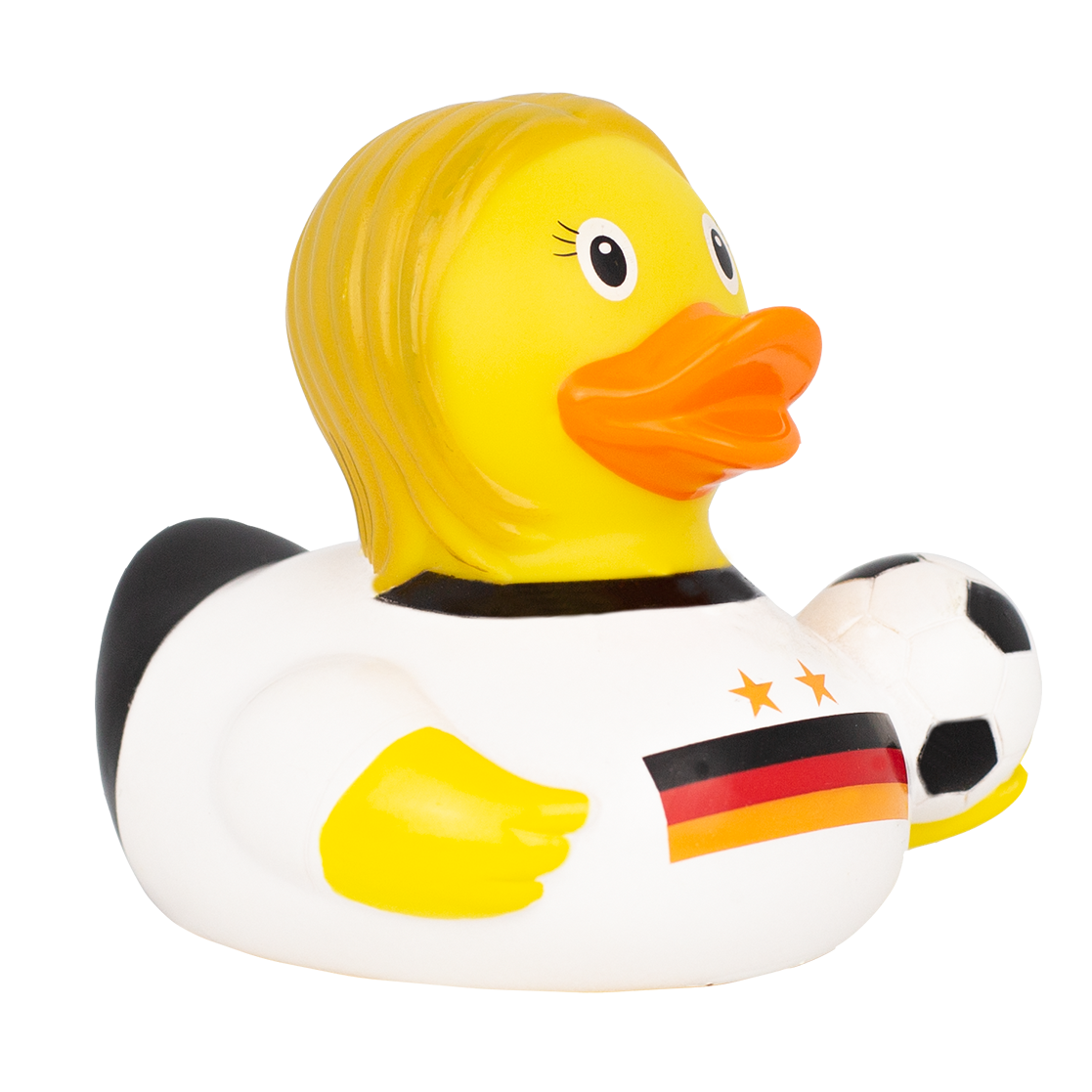 Female Football Player Rubber Duck – Tallinn Duck Store