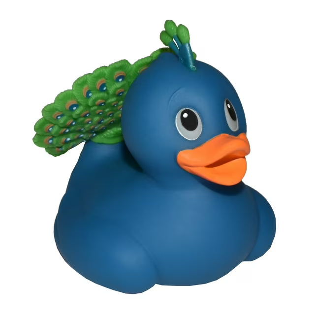 Wild Republic Peacock Rubber Duck