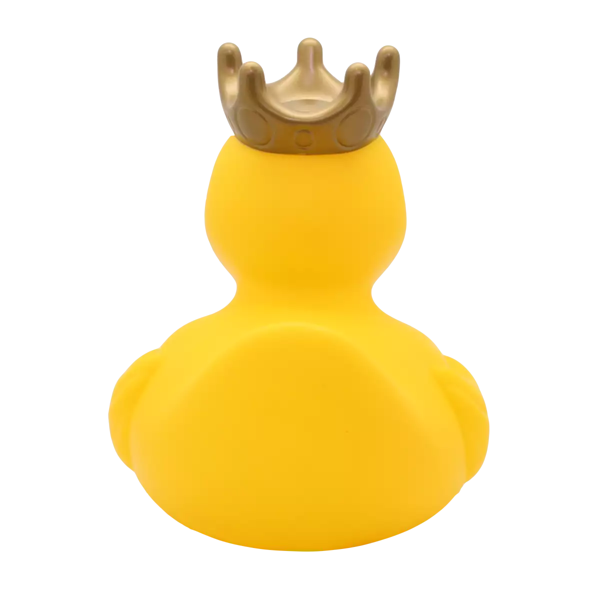 XL Yellow Duck With Crown