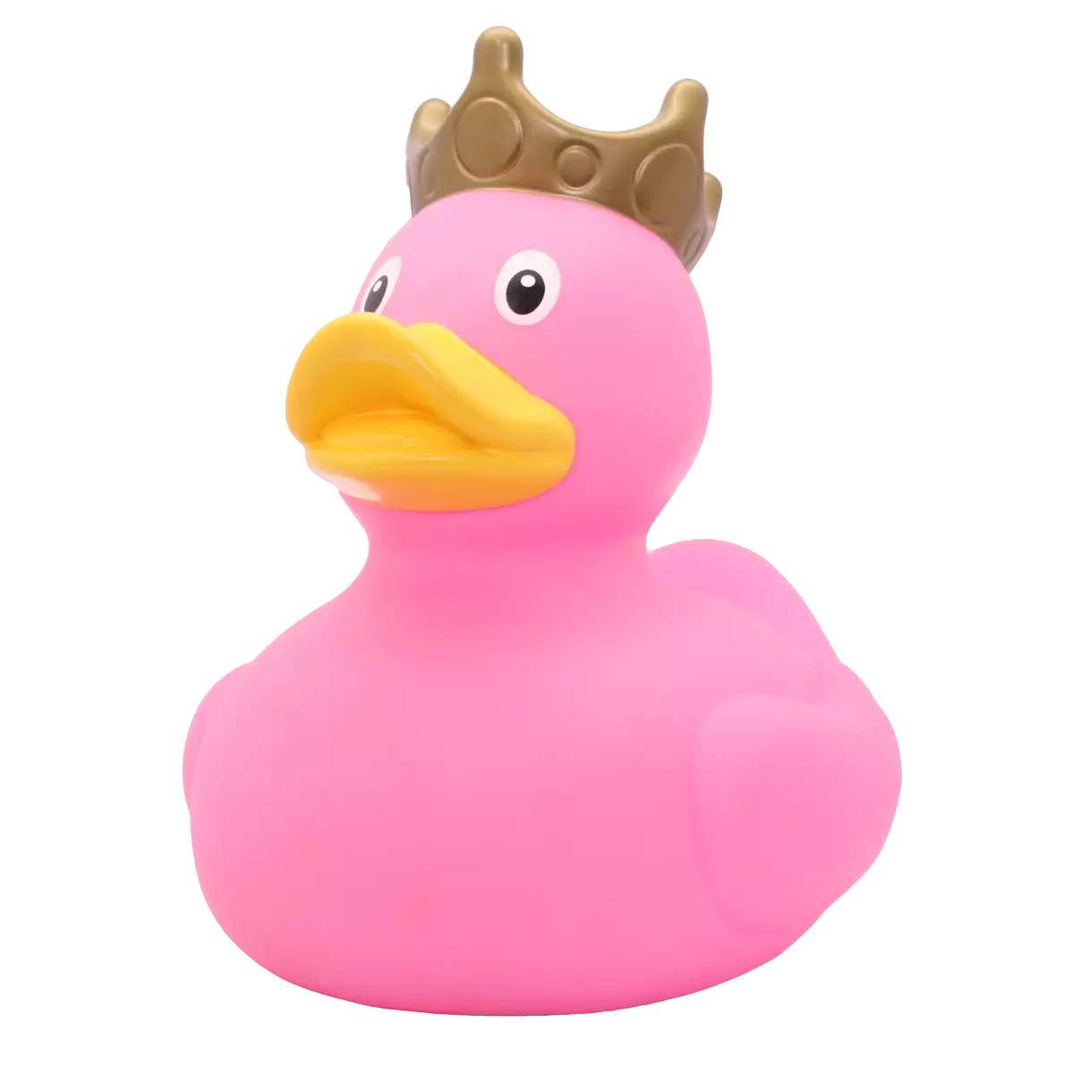 XL Pink Duck With Crown