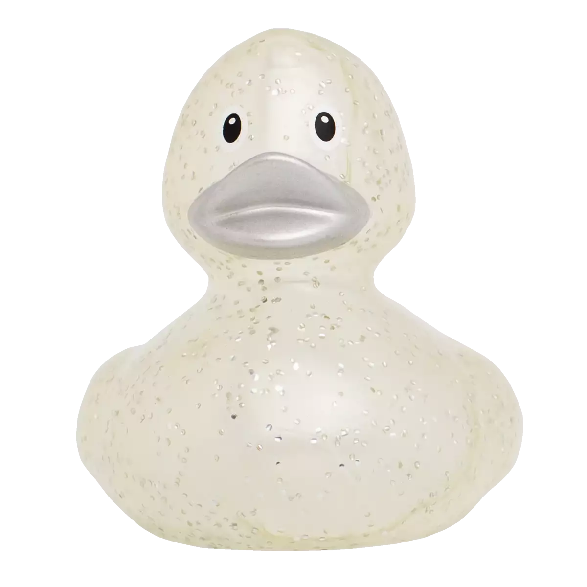 Silver Glitter Duck