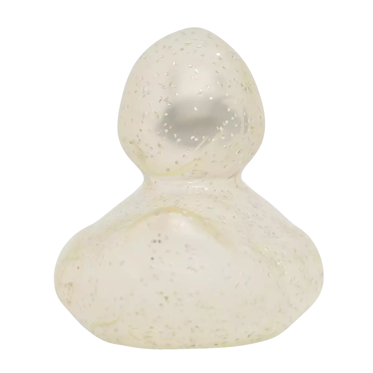 Silver Glitter Duck