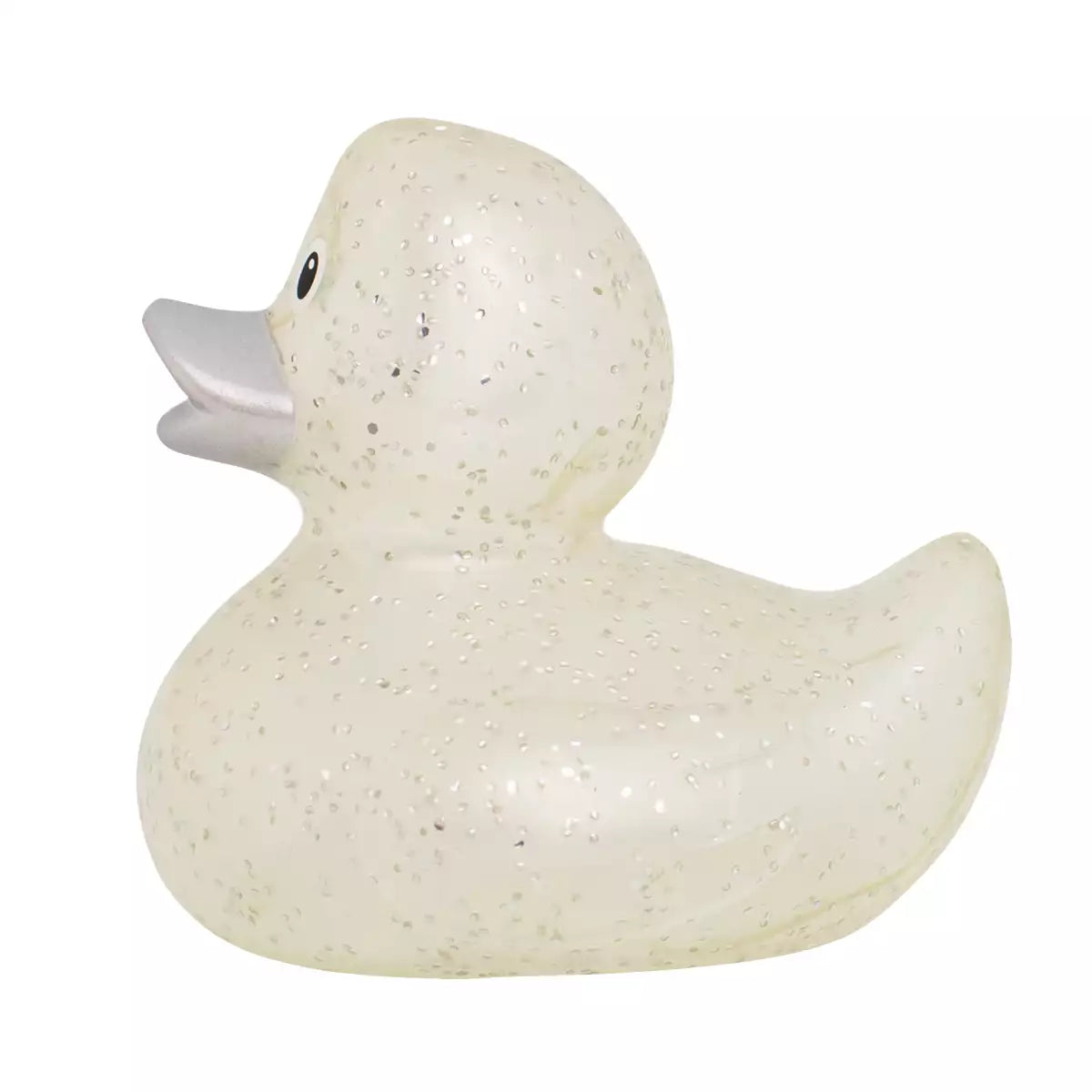 Silver Glitter Duck