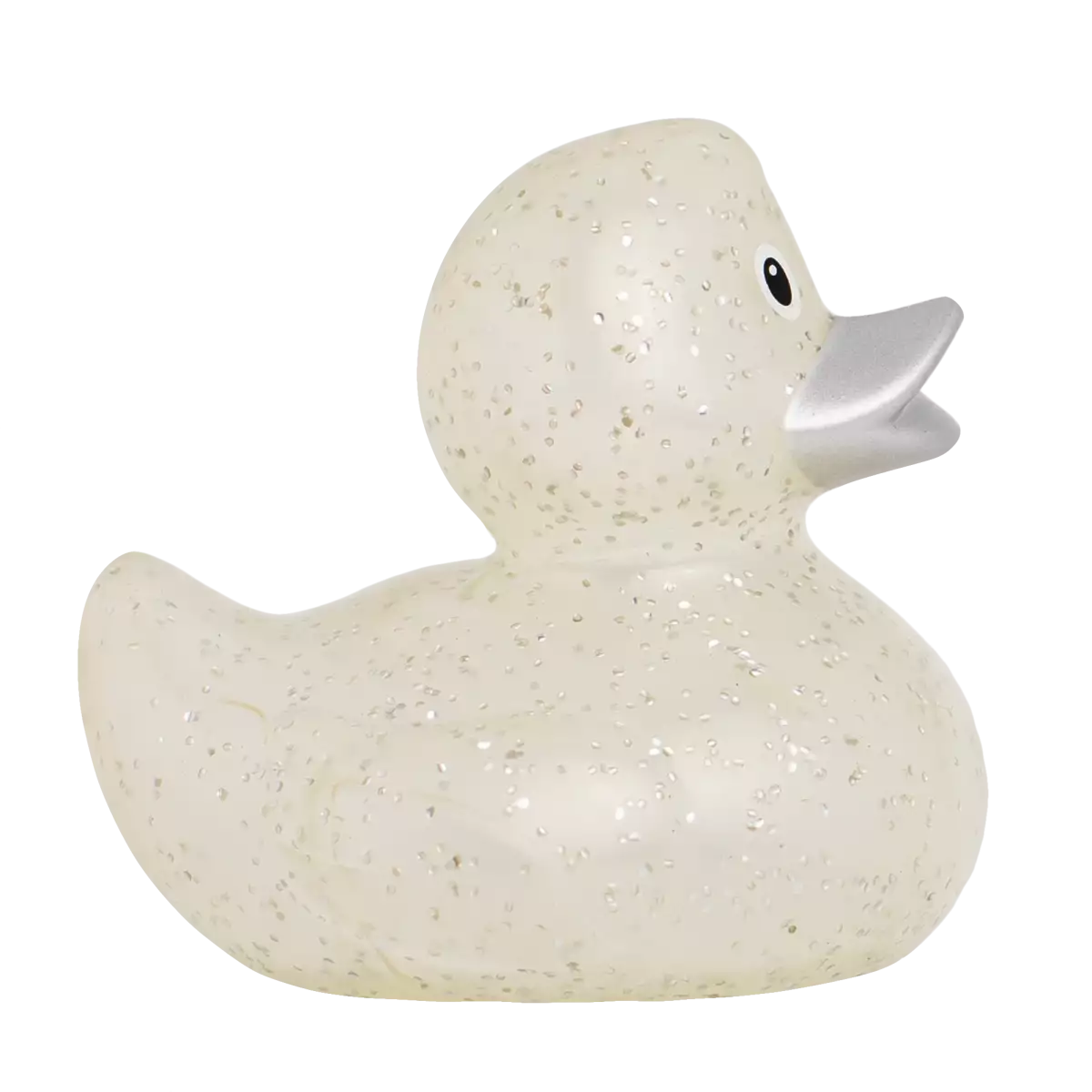 Silver Glitter Duck
