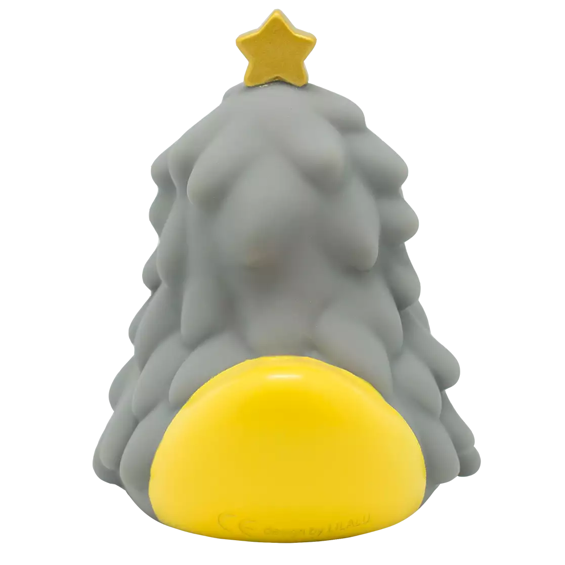 Christmas Tree Grey Rubber Duck