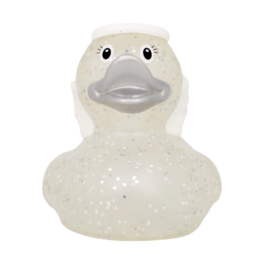 Glitter Angel Rubber Duck