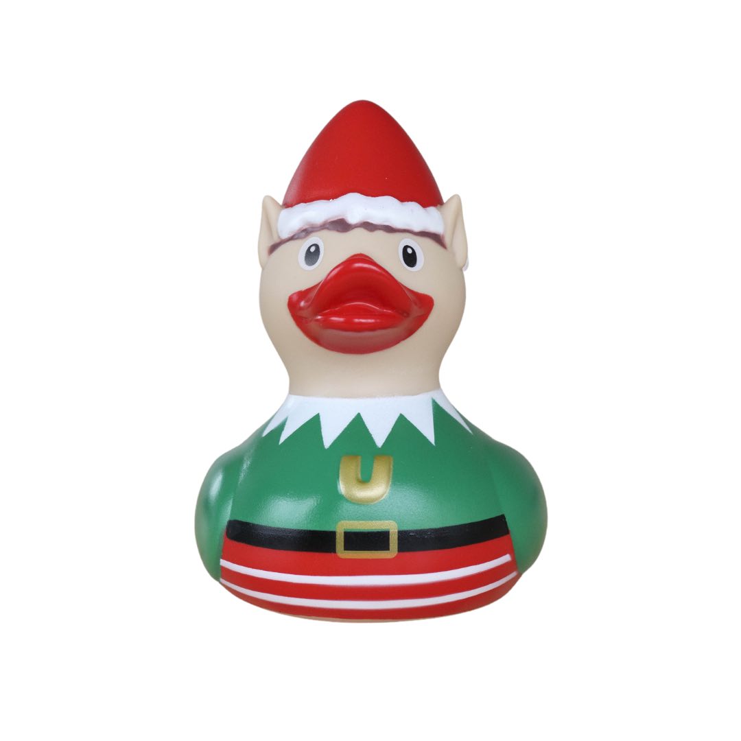 Christmas Elf Deluxe Rubber Duck