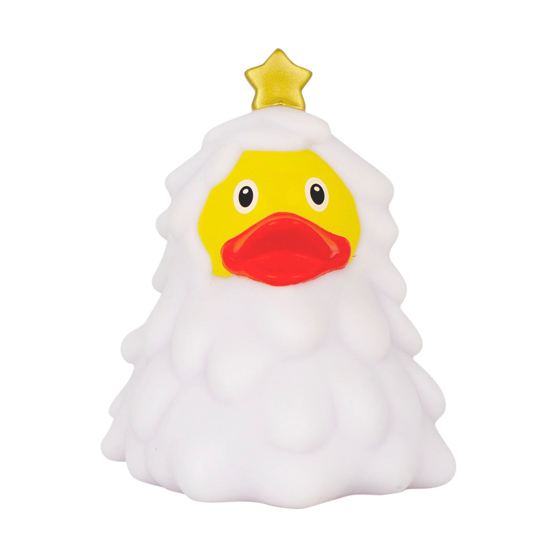 Christmas Tree White Rubber Duck