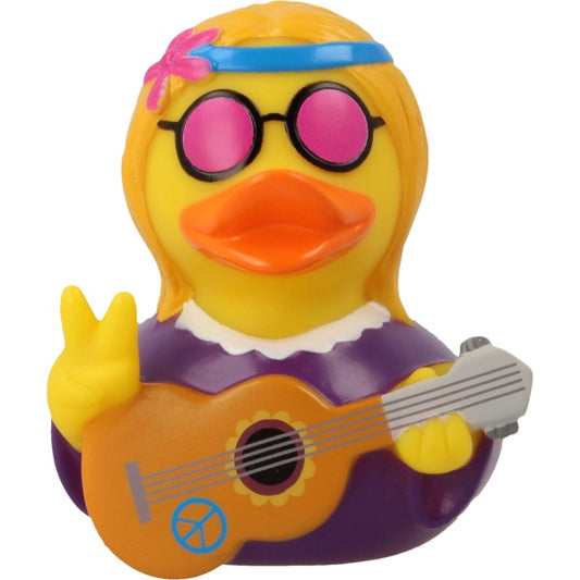 Hippie Woman Rubber Duck