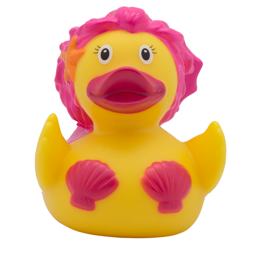 Pink Mermaid Rubber Duck