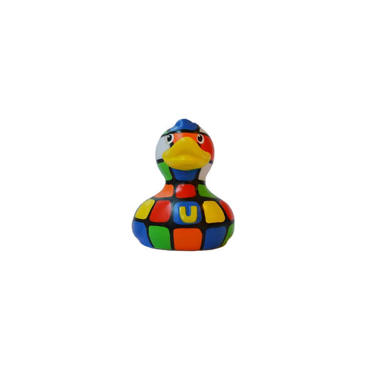 Luxury 80s Mini Cube Rubber Duck