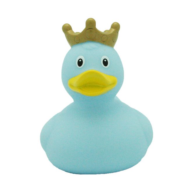 Blue Crown Rubber Duck