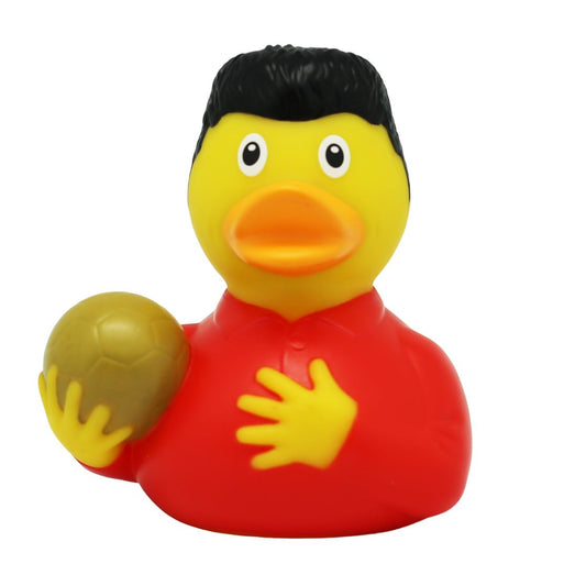 Football Player Rubber Duck Green