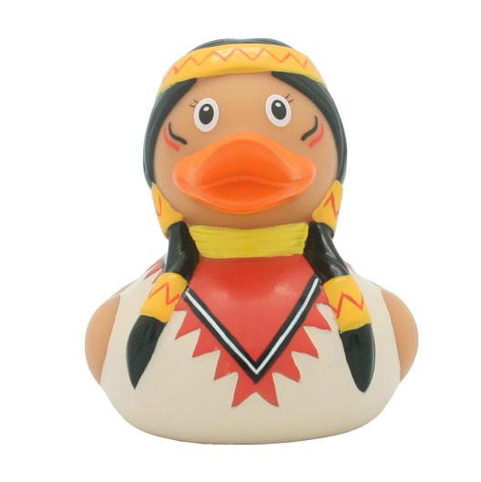 Native American Woman Rubber Duck