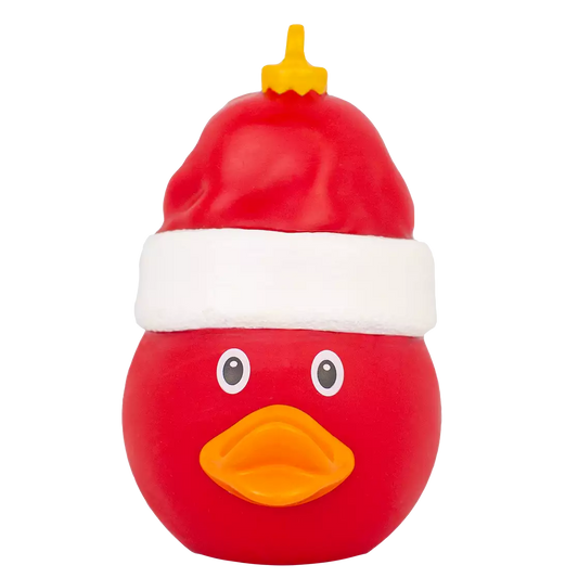 Christmas Ball with Hat Rubber Duck