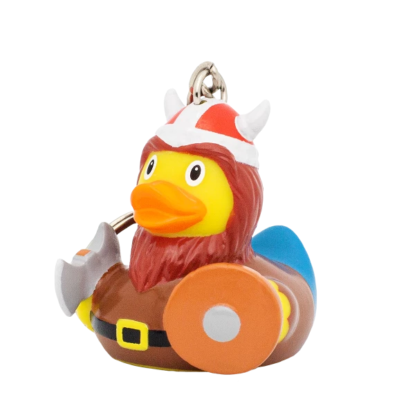 Viking Duck Keyring