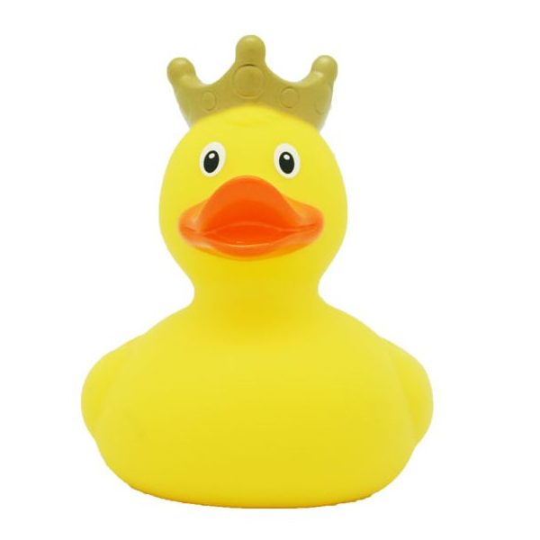 Yellow Rubber Duck with Crown